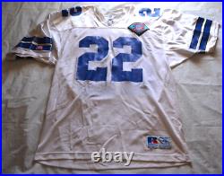 Vintage Dallas Cowboys #22 (Emmitt Smith) NFL 75th Anniversary Jersey Size 48