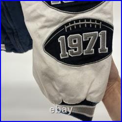 Vintage Dallas Cowboys 5 X's Super Bowl Varsity Bomber Jacket NFL Men Large Vintage Dallas Cowboys 5 X's Super Bowl Varsity Bomber Jacket NFL Men Large