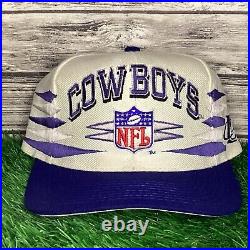 Vintage Dallas Cowboys 90's NFL Logo Athletic Diamond Pro Line Snapback Cap