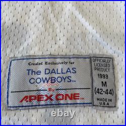 Vintage Dallas Cowboys Apex One Troy Aikman Game Cut Jersey Locker Room M USA NF Vintage Dallas Cowboys Apex One Troy Aikman Game Cut Jersey Locker Room M USA NF