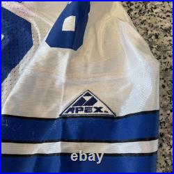 Vintage Dallas Cowboys Apex One Troy Aikman Game Cut Jersey Locker Room M USA NF Vintage Dallas Cowboys Apex One Troy Aikman Game Cut Jersey Locker Room M USA NF