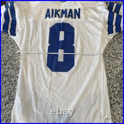 Vintage Dallas Cowboys Apex One Troy Aikman Game Cut Jersey Locker Room M USA NF Vintage Dallas Cowboys Apex One Troy Aikman Game Cut Jersey Locker Room M USA NF
