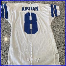 Vintage Dallas Cowboys Apex One Troy Aikman Game Cut Jersey Locker Room M USA NF Vintage Dallas Cowboys Apex One Troy Aikman Game Cut Jersey Locker Room M USA NF