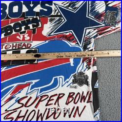 Vintage Dallas Cowboys Buffalo Bills Shirt Mens XL Magic Johnson Super Bowl 90s