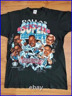 Vintage Dallas Cowboys Conference Champs Caricature 90's T-shirt NFL Football