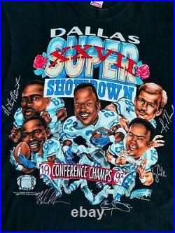 Vintage Dallas Cowboys Conference Champs Caricature 90's T-shirt NFL Football
