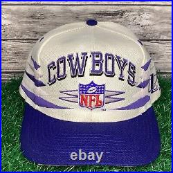 Vintage Dallas Cowboys Diamond Spike Snapback Hat Cap Logo Athletic NFL 90s