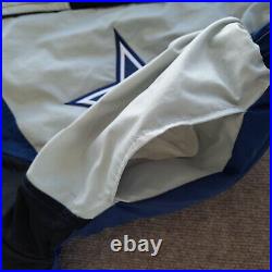 Vintage Dallas Cowboys Double Shark Tooth Jacket NFL Team Apparel Winter Hood