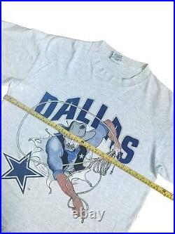 Vintage Dallas Cowboys Double-side 90s T-shirt NFL Football Nutmegs size XL
