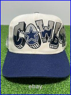 Vintage Dallas Cowboys Drew Pearson Graffiti NFL Pro Shop Snapback Hat (RARE!)