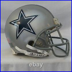 Vintage Dallas Cowboys Full Size, Riddell Vsr Custom Used Football Helmet
