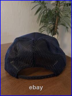 Vintage Dallas Cowboys Hat Cap Snap Back Blue NFL Football Trucker Mesh Mens 80s