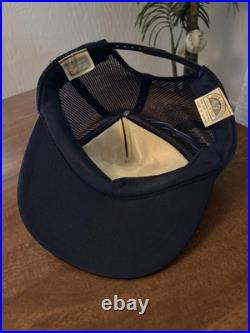 Vintage Dallas Cowboys Hat Cap Snap Back Blue NFL Football Trucker Mesh Mens 80s