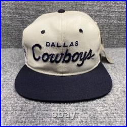 Vintage Dallas Cowboys Hat Cap Snap Back NFL Football Sports Specialties Script