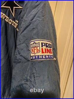 Vintage Dallas Cowboys Jacket L Mens NFL Pro Line Starter Parka Big Star Korea