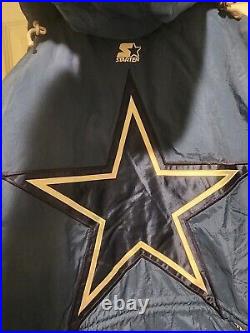 Vintage Dallas Cowboys Jacket L Mens NFL Pro Line Starter Parka Big Star Korea