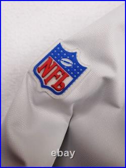 Vintage Dallas Cowboys Jacket Mens Extra Large Blue Gray Reebok Fleece Line Coat