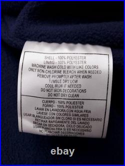 Vintage Dallas Cowboys Jacket Mens Extra Large Blue Gray Reebok Fleece Line Coat