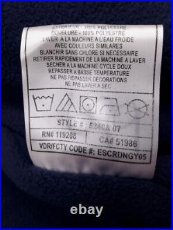 Vintage Dallas Cowboys Jacket Mens Extra Large Blue Gray Reebok Fleece Line Coat