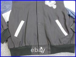 Vintage Dallas Cowboys Jacket Mens Large NFL Football Jeff Hamilton 90s