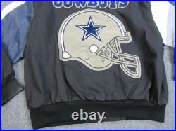 Vintage Dallas Cowboys Jacket Mens Large NFL Football Jeff Hamilton 90s