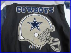 Vintage Dallas Cowboys Jacket Mens Large NFL Football Jeff Hamilton 90s