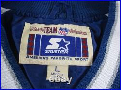 Vintage Dallas Cowboys Jacket Mens Large NFL Football Starter E Smith 22 90s