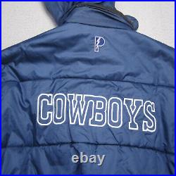 Vintage Dallas Cowboys Jacket Mens M Reversible Bomber Hooded NFL Pro Line Vintage Dallas Cowboys Jacket Mens M Reversible Bomber Hooded NFL Pro Line