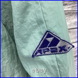 Vintage Dallas Cowboys Jacket Mens Medium Blue Apex One Puffer NFL Pro Line 90s