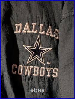 Vintage Dallas Cowboys Jacket Mens Medium NFL Gameday Puffer Coat Full Zip
