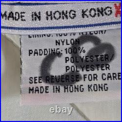 Vintage Dallas Cowboys Jacket Mens XL Blue Black NFL Football Puffer 90s read