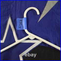 Vintage Dallas Cowboys Jacket Mens XL Blue Black NFL Football Puffer 90s read