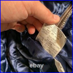 Vintage Dallas Cowboys Jacket Mens XL Blue Brown NFL Football Letterman Wool G-3