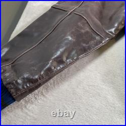 Vintage Dallas Cowboys Jacket Mens XL Blue Brown NFL Football Letterman Wool G-3