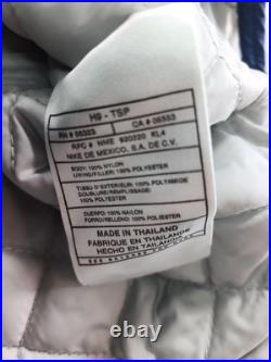 Vintage Dallas Cowboys Jacket Mens XL Blue NFL Football Hooded Quilted Nike