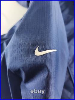 Vintage Dallas Cowboys Jacket Mens XL Blue NFL Football Hooded Quilted Nike