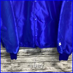 Vintage Dallas Cowboys Jacket Mens XL Blue STARTER Coaches Issued 80s RARE