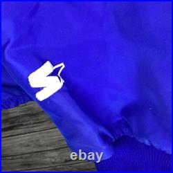 Vintage Dallas Cowboys Jacket Mens XL Blue STARTER Coaches Issued 80s RARE