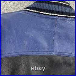Vintage Dallas Cowboys Jacket Mens XL Leather NFL Football Varsity 90s