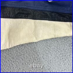 Vintage Dallas Cowboys Jacket Mens XL Leather NFL Football Varsity 90s