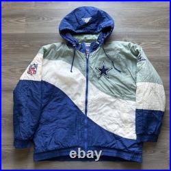 Vintage Dallas Cowboys Jacket Mens XL NFL Football Apex One Pro Line 90s