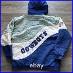 Vintage Dallas Cowboys Jacket Mens XL NFL Football Apex One Pro Line 90s
