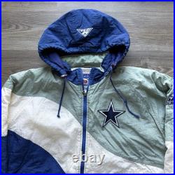Vintage Dallas Cowboys Jacket Mens XL NFL Football Apex One Pro Line 90s