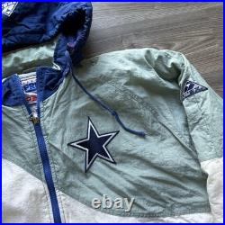 Vintage Dallas Cowboys Jacket Mens XL NFL Football Apex One Pro Line 90s
