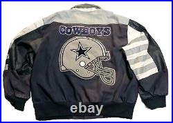 Vintage Dallas Cowboys Jeff Hamilton Jacket NFL Football Size XL