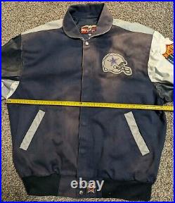 Vintage Dallas Cowboys Jeff Hamilton Jacket NFL Football Size XL