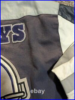 Vintage Dallas Cowboys Jeff Hamilton Jacket NFL Football Size XL