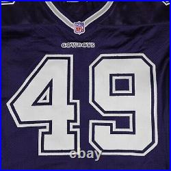 Vintage Dallas Cowboys Jersey Mens 50 Reebok NFL Team Issued Game Johnny Huggins