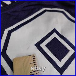 Vintage Dallas Cowboys Jersey Mens 50 Reebok NFL Team Issued Game Johnny Huggins