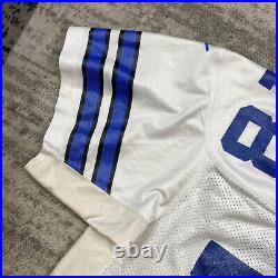 Vintage Dallas Cowboys Leon Lett Authentic Replica Jersey 52 2XL XXL White Blue